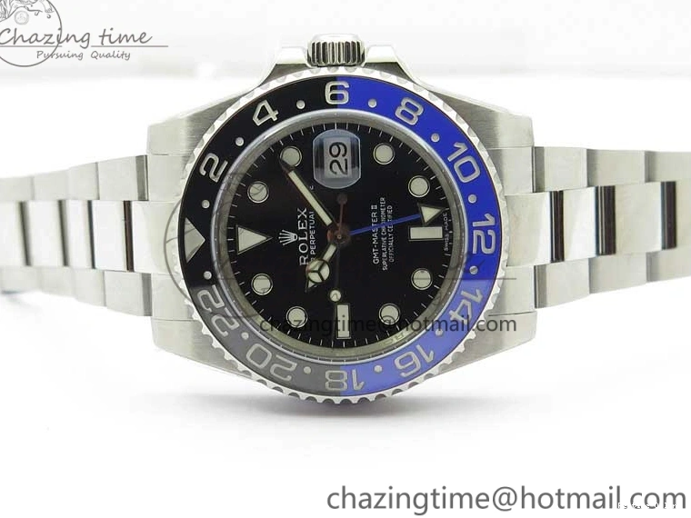0413 SunProtective GMT-Master II 116710 BLNR Black Blue Ceramic 904L Steel Noob 1:1 Best Edition SA3186 CHS V 2876